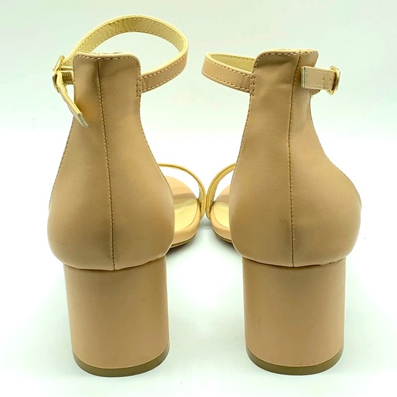 Lulu's Shoes Lulus Harper Blush Pink Nude Ankle Strap Block Heel